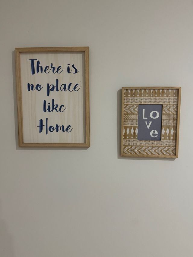 Cuadros decorativos de madera y papel