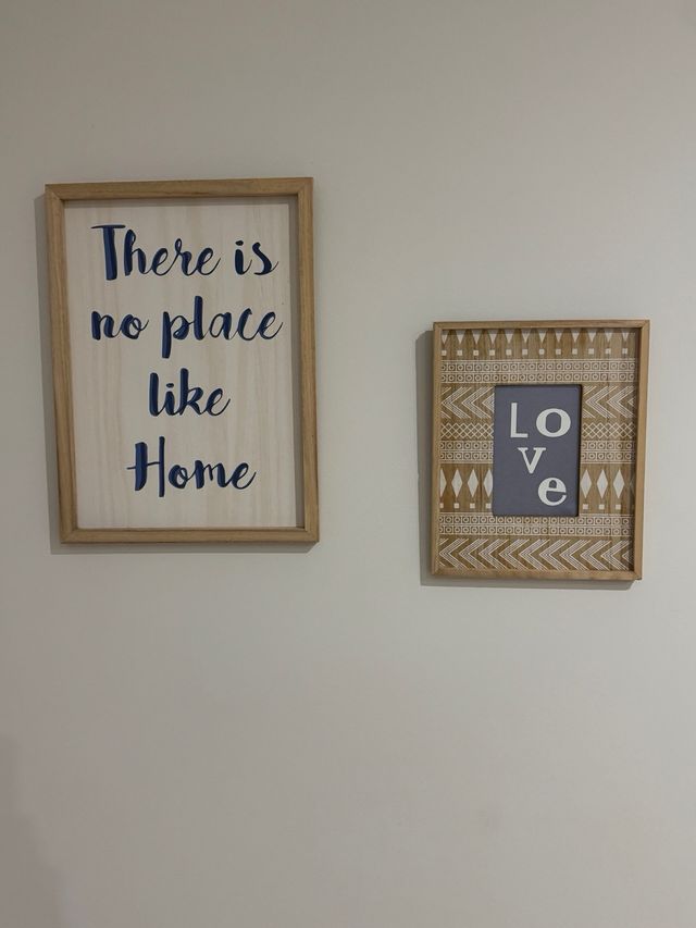 Cuadros decorativos de madera y papel