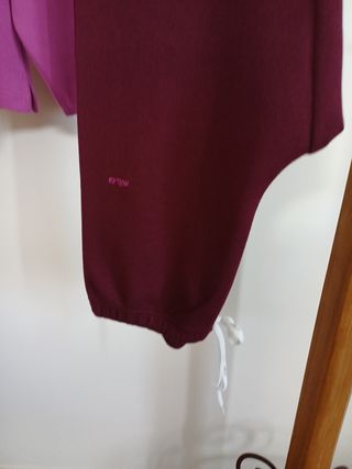 Conjunto chándal Mito señora morado/rojo premium