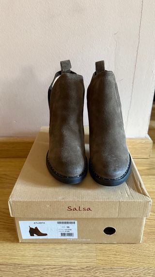 Botines piel Salsa mujer talla 36