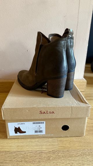 Botines piel Salsa mujer talla 36