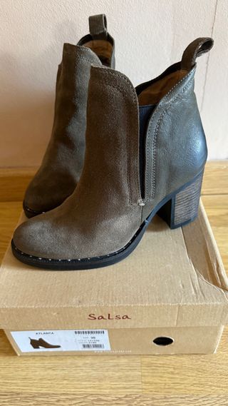 Botines piel Salsa mujer talla 36