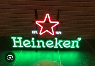 Poster luminoso Heineken Red Star