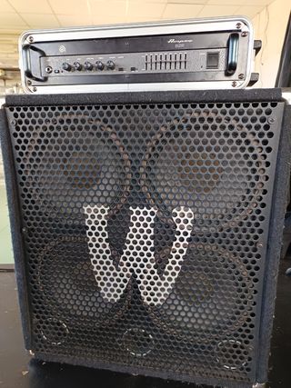 Ampeg B2R Cabezal + Pantalla Warwick 4x10