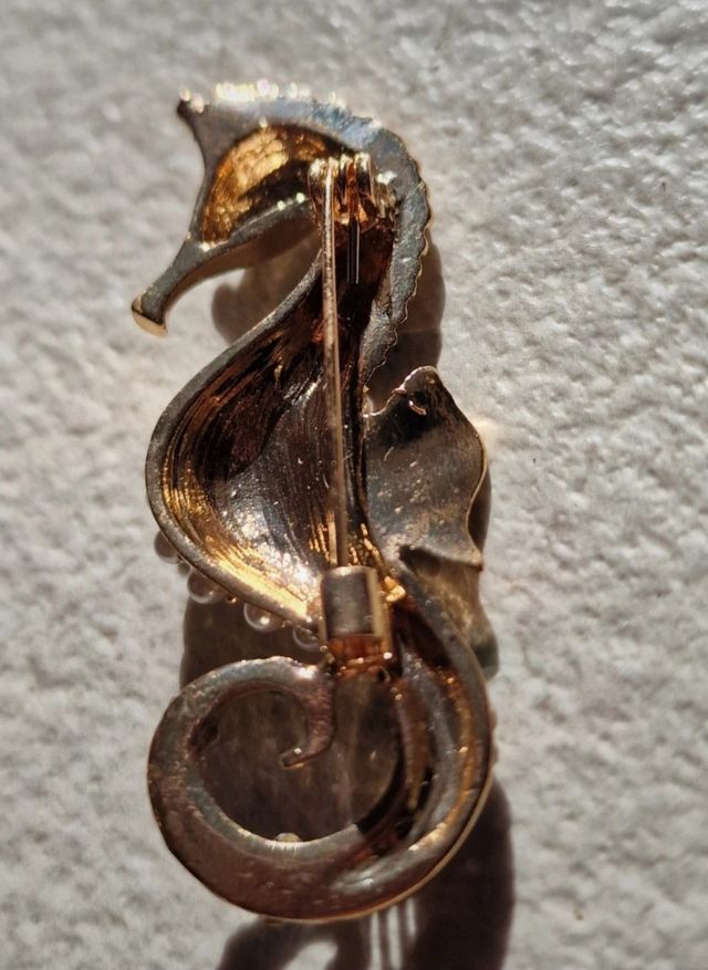 Spilla Zara Cavalluccio Marino