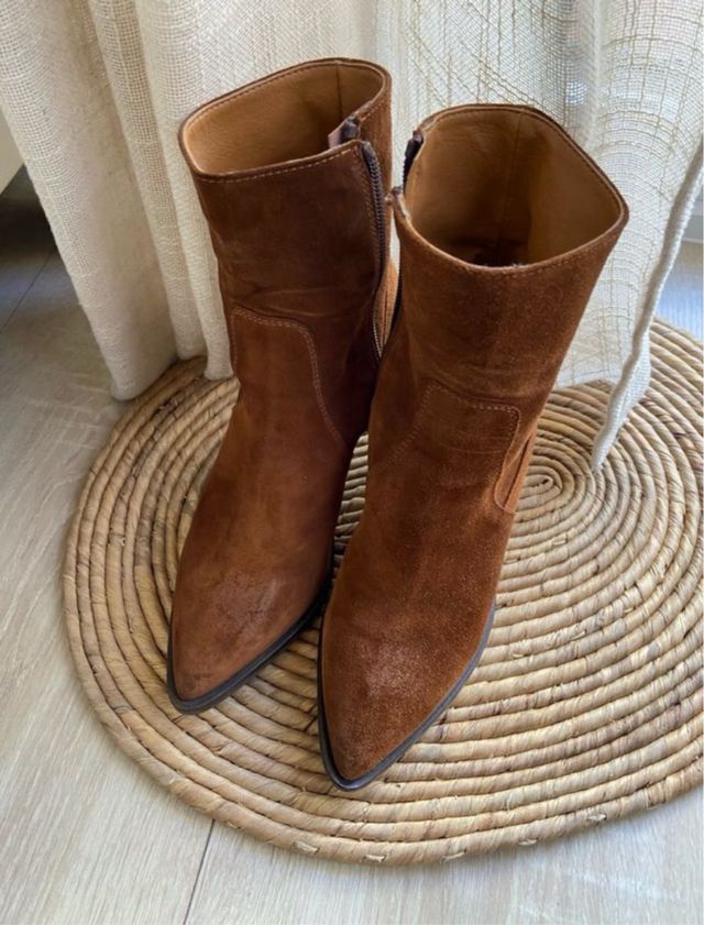 Botines ante marrón T36