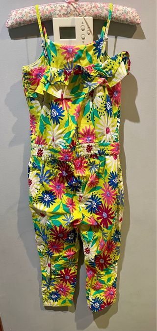Mono largo niña flores TukTuk Kids Talla 4 años 
