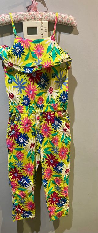 Mono largo niña flores TukTuk Kids Talla 4 años 