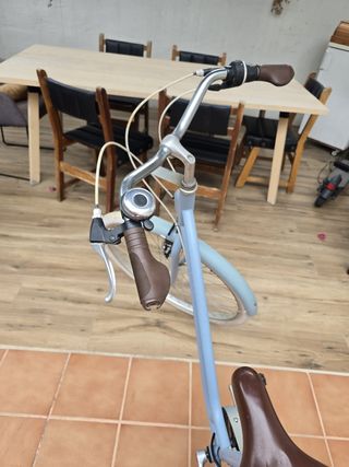 Bicicleta paseo mujer celeste