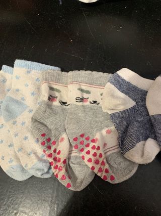 3 pares calcetines bebé