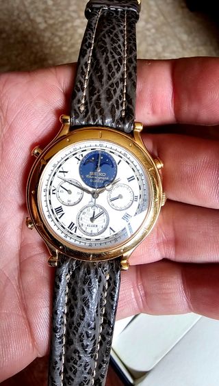 Reloj Seiko Moon Phase Cronógrafo