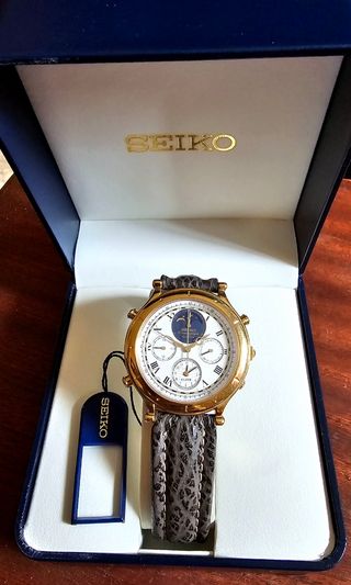Reloj Seiko Moon Phase Cronógrafo