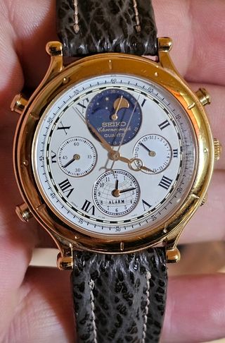 Reloj Seiko Moon Phase Cronógrafo
