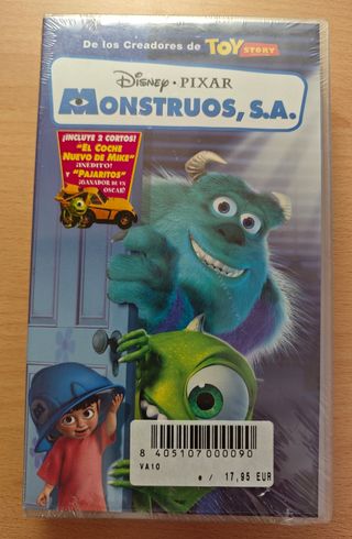 Monstruos S.A. VHS Disney Pixar Precintada