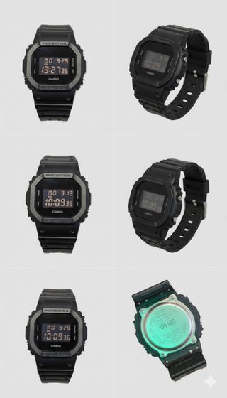 Casio G-Shock DW-5600 Reloj Digital Negro ORIGINAL