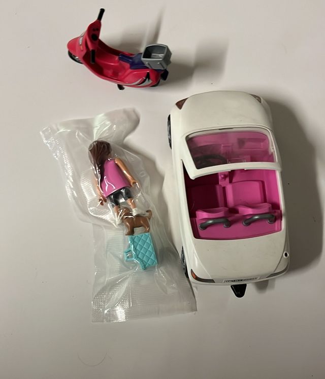 Coche y moto Playmobil