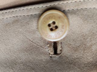 Chaqueta de ante beige