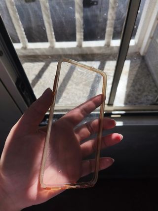 Funda enteriza transparente para móvil