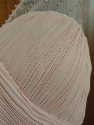 Abito da cerimonia Lei Chic rosa salmone