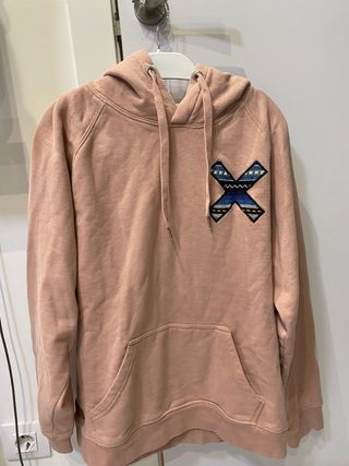 Sudadera nueva sin etiqueta Blue Banana Rosa con X