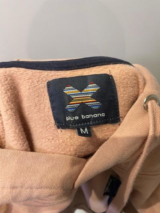 Sudadera nueva sin etiqueta Blue Banana Rosa con X
