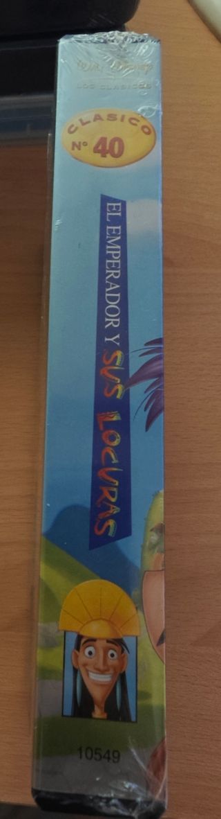 El Emperador y sus Locuras VHS sin abrir