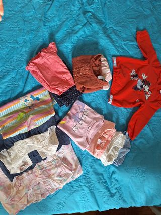 Lotto abbigliamento bambina 80 cm circa