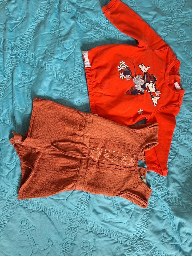 Lotto abbigliamento bambina 80 cm circa