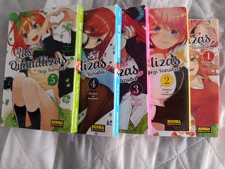 Mangas del 1-5 de las quintillizas