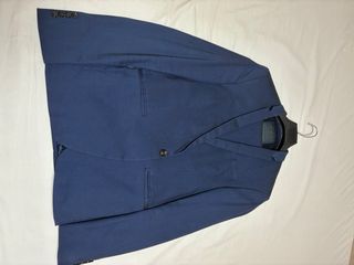 Traje de chaqueta azul Zara