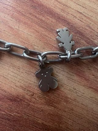 Pulsera Tous Original acero 18 cms