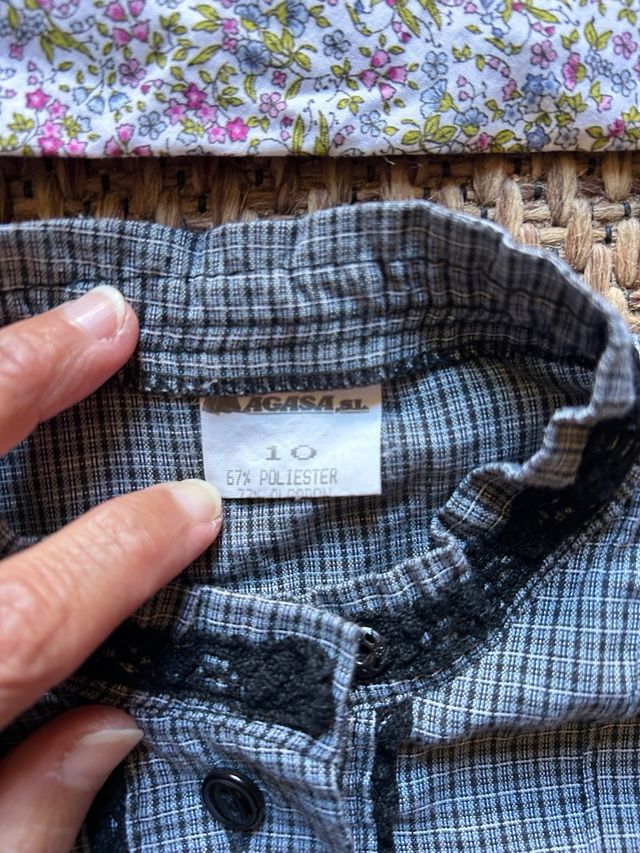 Conjunto niña 10 años: falda y blusa