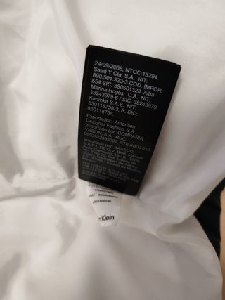 Cappotto con cappuccio Calvin Klein verde