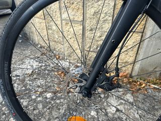 Bicicleta Gravel Triban Azul