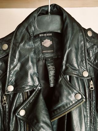 Chaqueta Piel Harley Davidson Negra