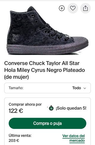 Zapatillas Converse.
