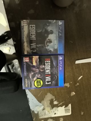 Pack Resident Evil 2 y 3 PS4 Nuevo