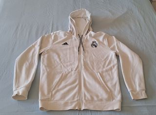 Sudadera Adidas Real Madrid Blanca
