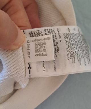 Sudadera Adidas Real Madrid Blanca