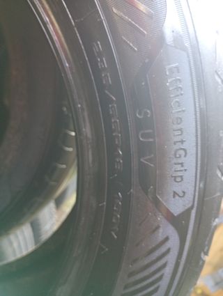 2 neumáticos 235/55/18 100V GOODYEAR