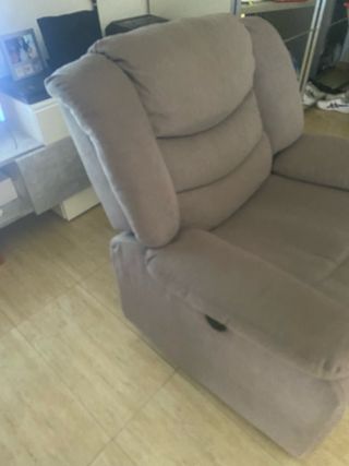 Sillón Eléctrico Reclinable Gris