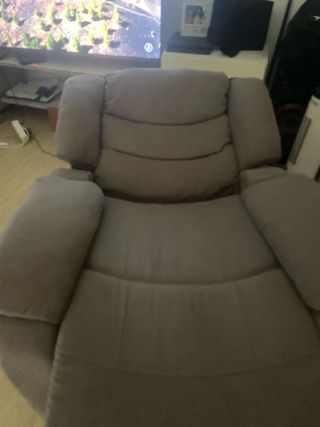 Sillón Eléctrico Reclinable Gris