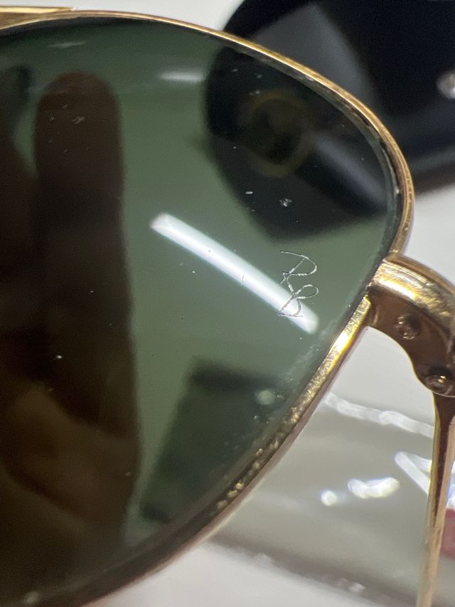 Gafas Ray-Ban Aviador Doradas Niño