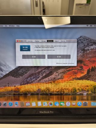 MacBook Pro 2011 16GB RAM Plata