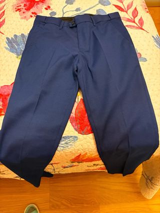Traje de chaqueta azul hombre SOLO UNA VEZ UTILIZA