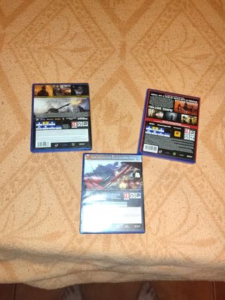 Juegos PS4: Call of Duty, Battlefield 1, Red Dead 