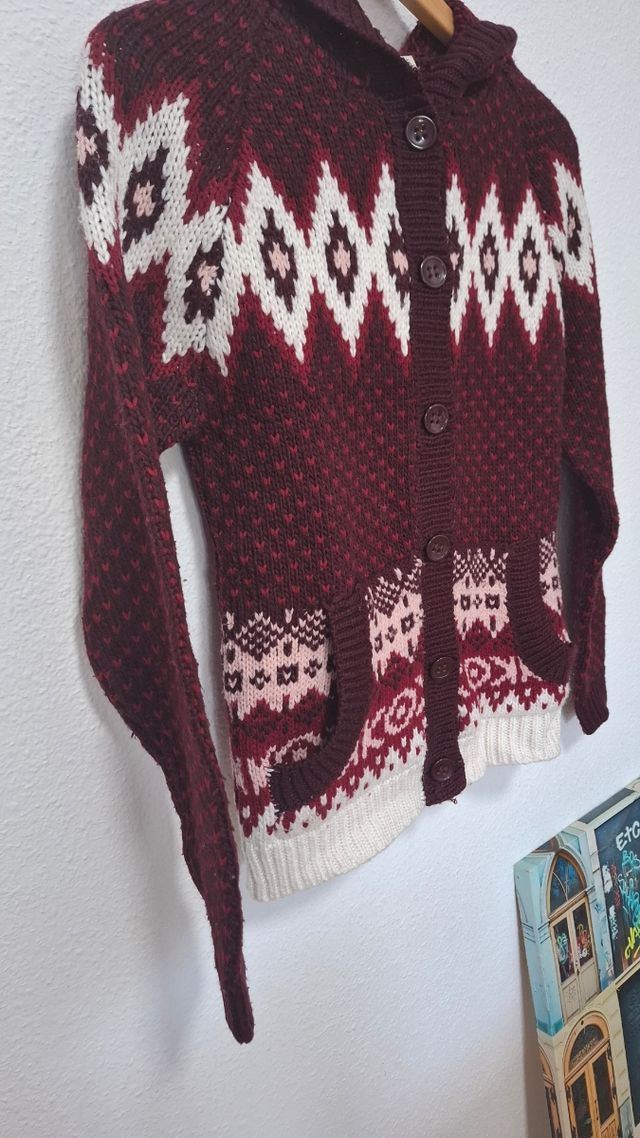 Cárdigan Stradivarius estampado