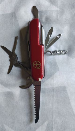 Navaja Multiusos Stainless China Roja