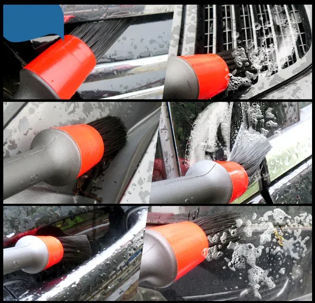 Kit de pinceles de detalle coche limpieza