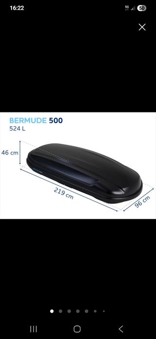 Cofre de techo Bermude 500 Norauto